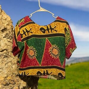 African print crop